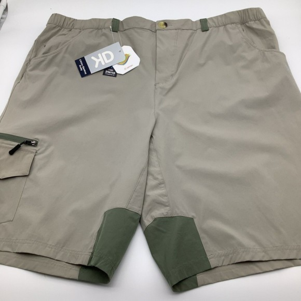 Little Donkey Andy Mens Dry Tech Lightweight Cargo Shorts Tan‎ Size XXL NWT